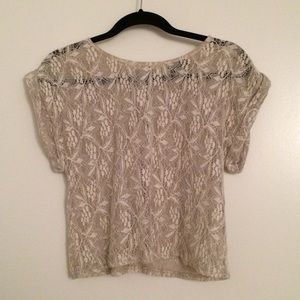 Topshop lace top